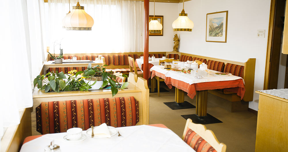 Frühstücksraum im Pföstlhof